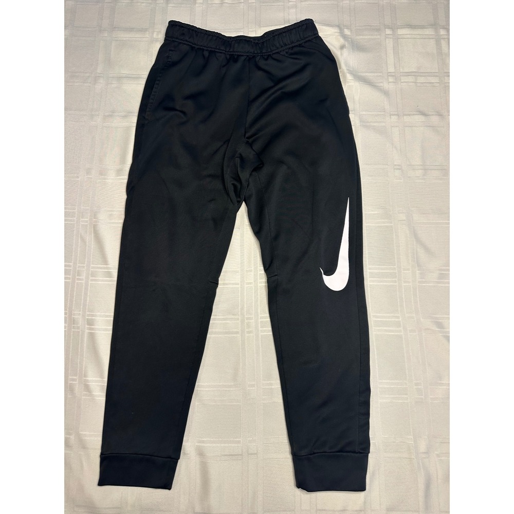 Nike Sweatpants Women S Black Therma-FIT Joggers Swoosh Athletic Activewear